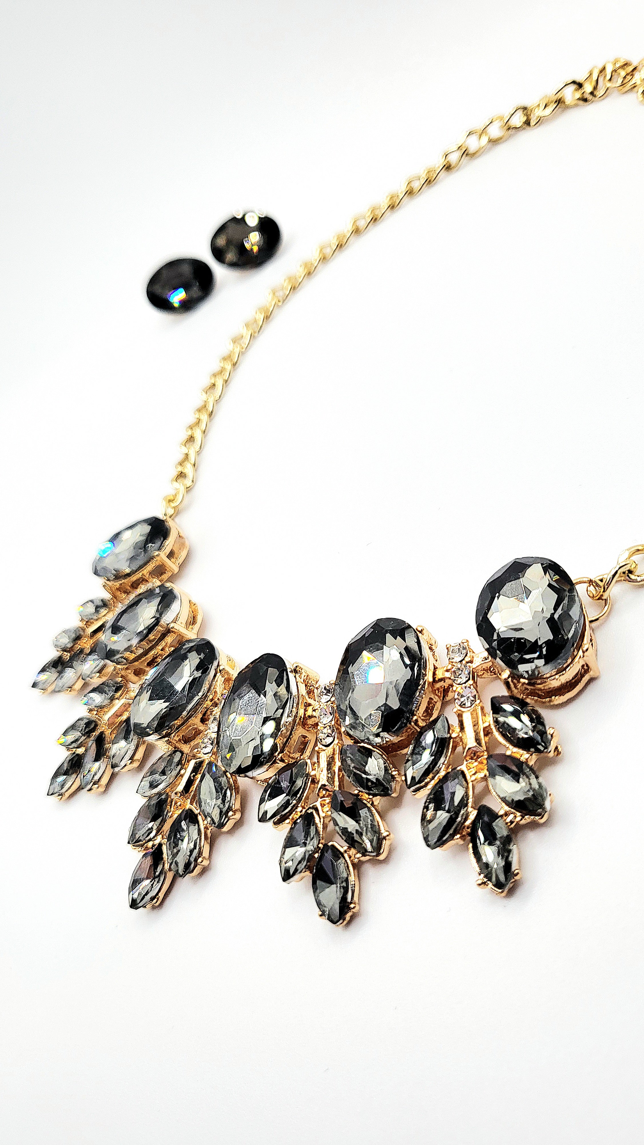 Luster Crystal Necklace Set