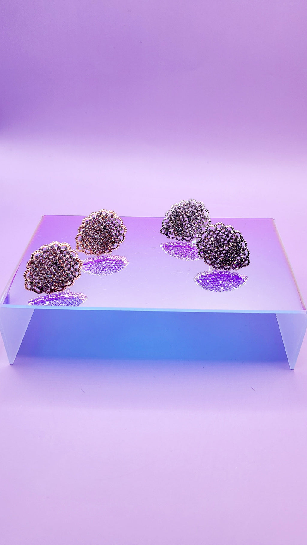 Forever Crystal Non Pierced Clip On Earrings