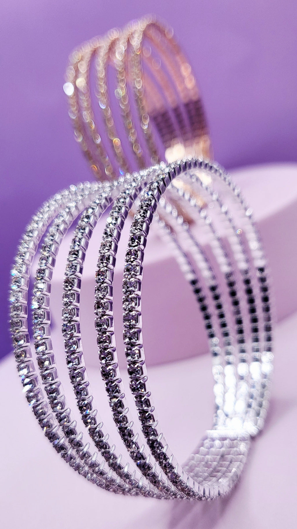 Glam Row Crystal Cuff Medium