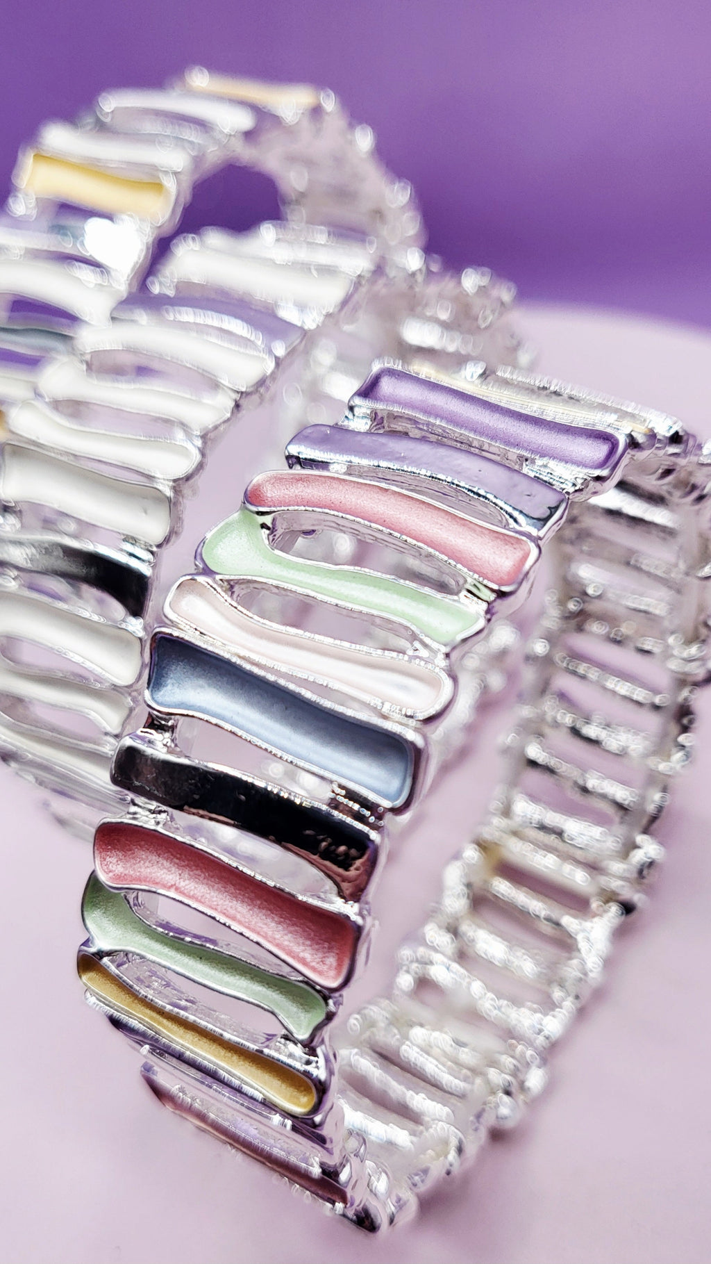 Abstract Link Bracelet