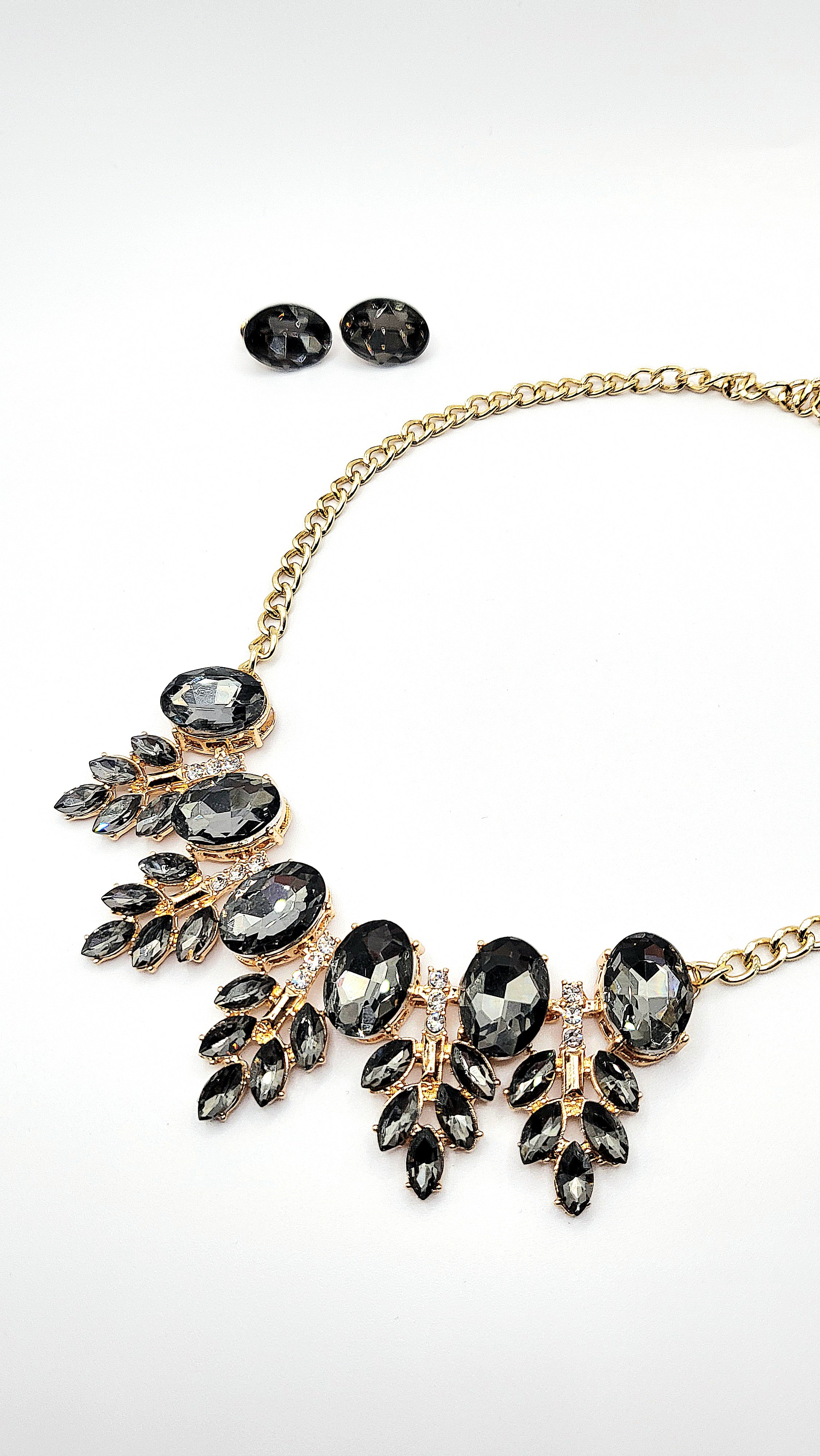 Luster Crystal Necklace Set