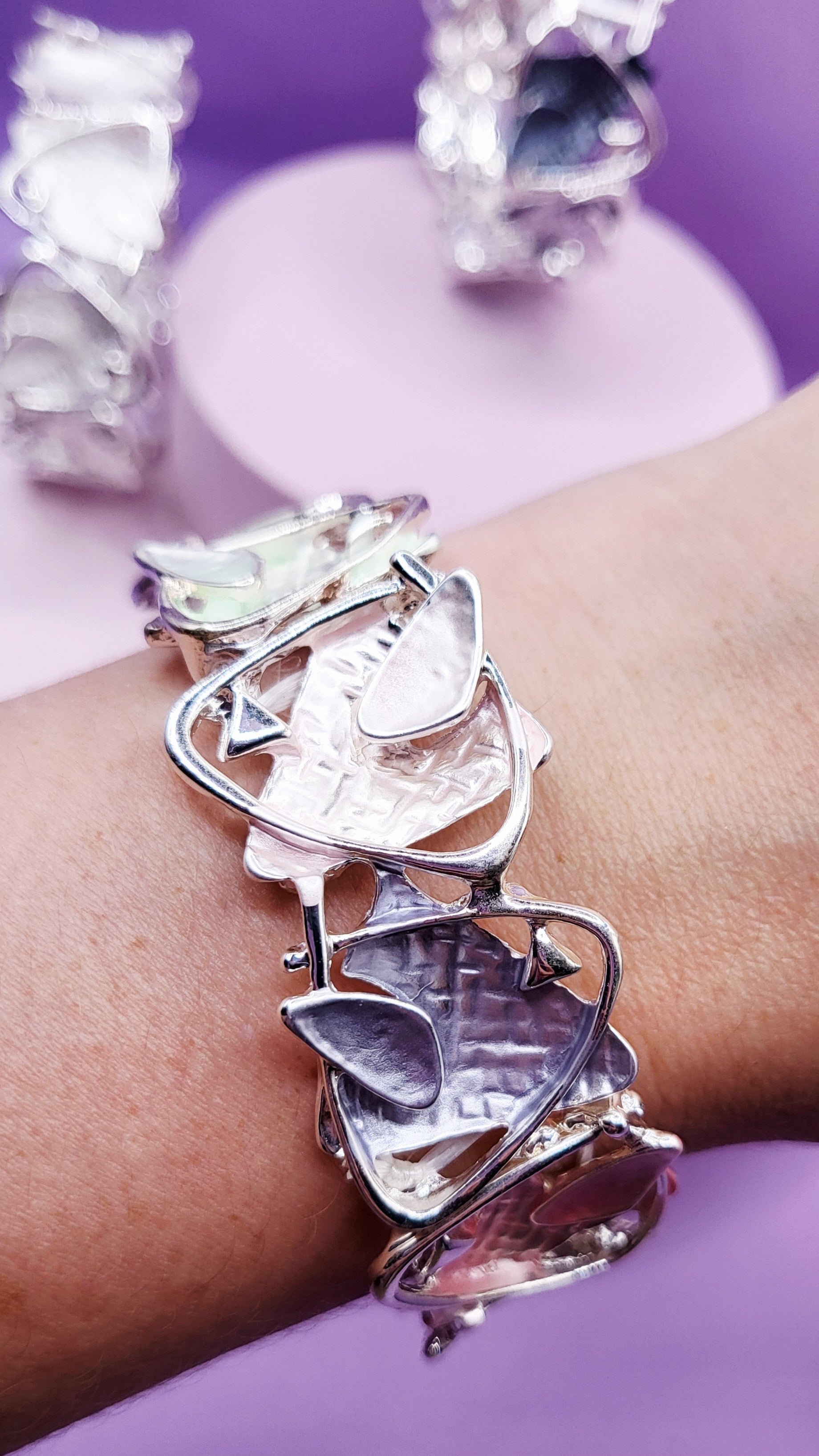 Abstract Geometric Bracelet