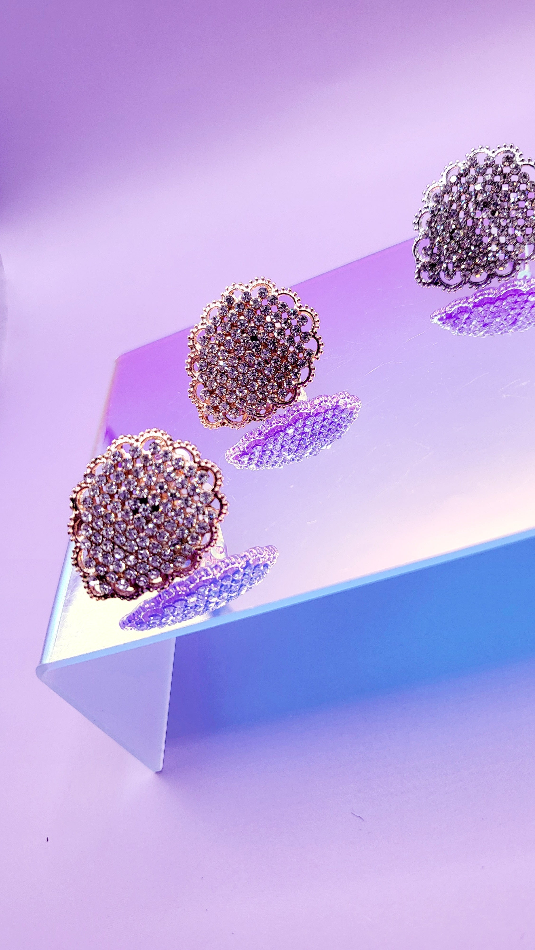 Forever Crystal Non Pierced Clip On Earrings