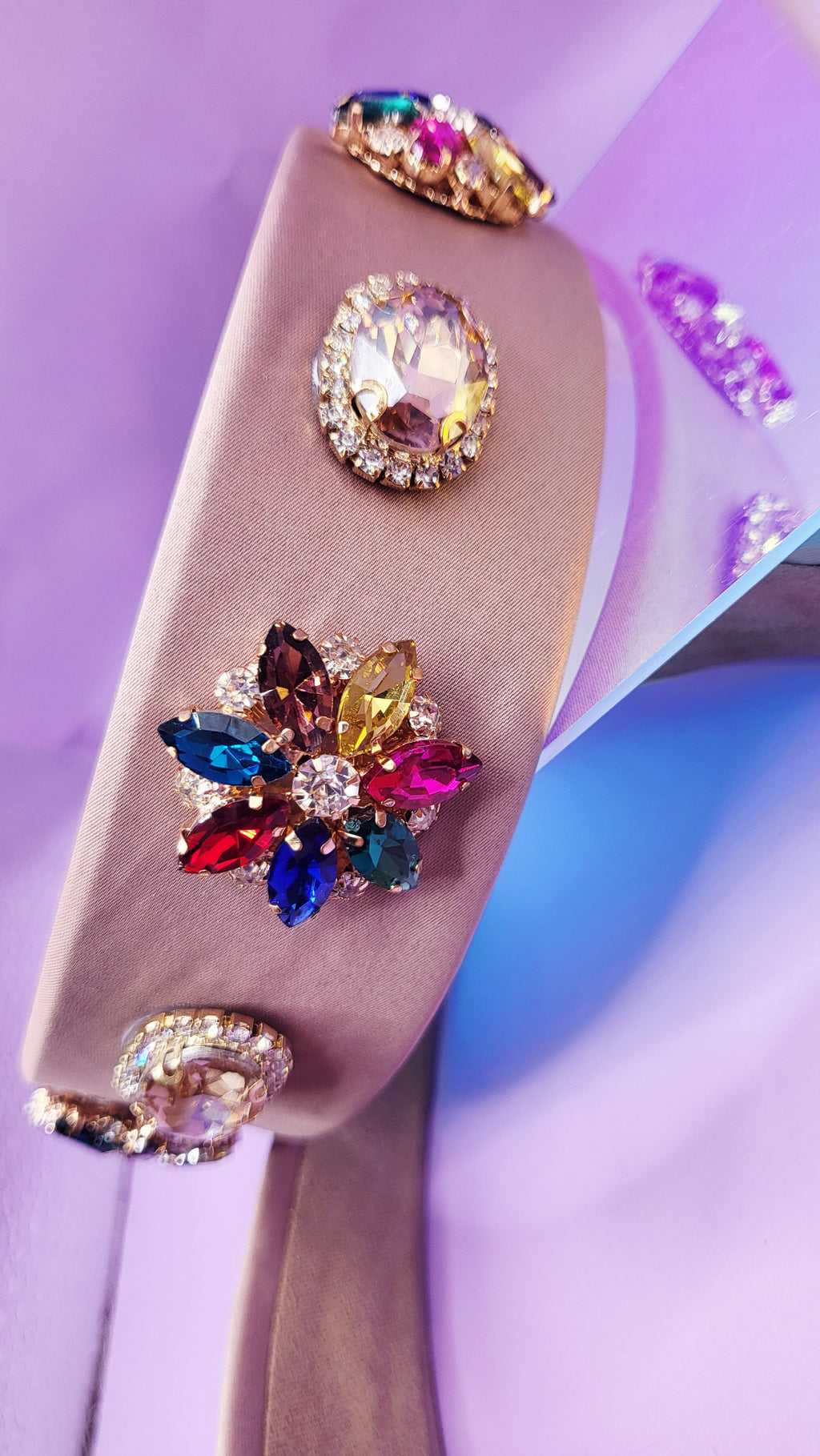 Bright Flower Crystal Hair band