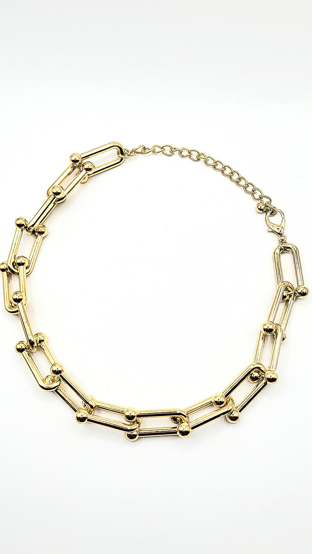 Chunky Paperclip Link Chain Necklace