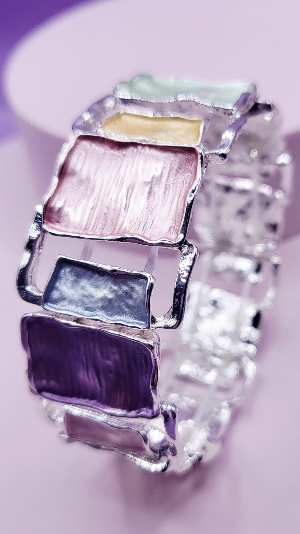 Abstract Square Bracelet