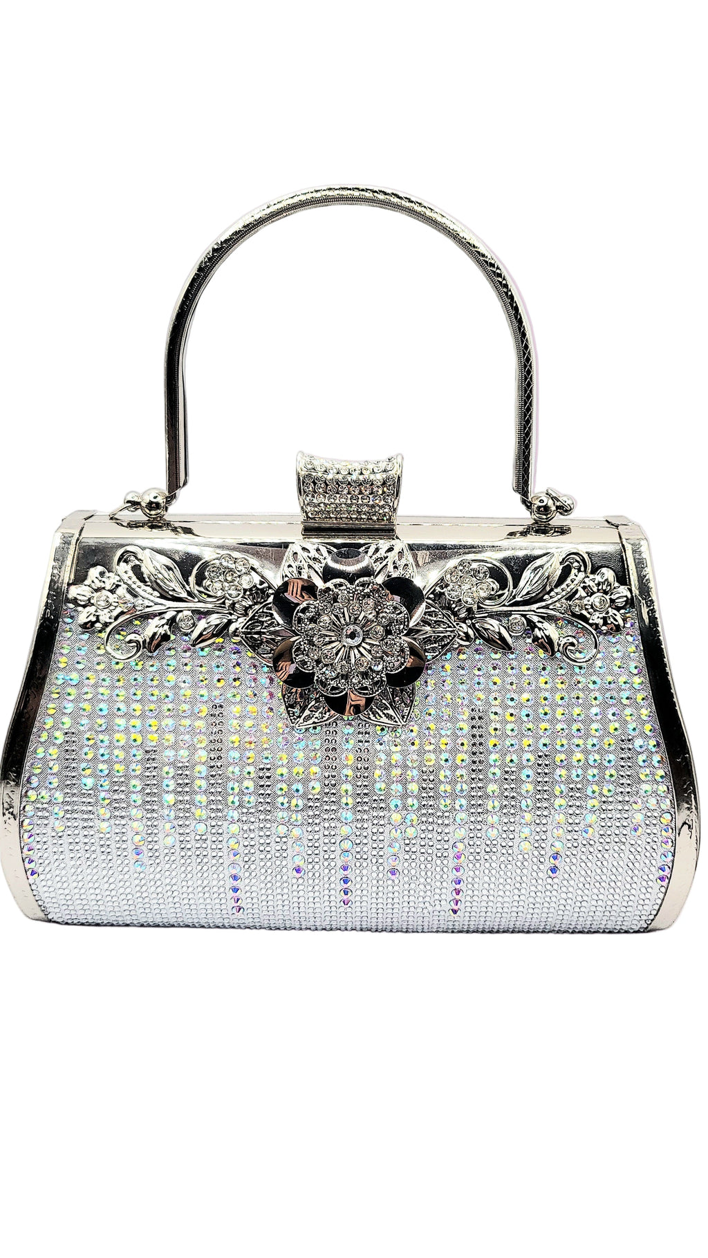 Gradient Crystal Clutch bag