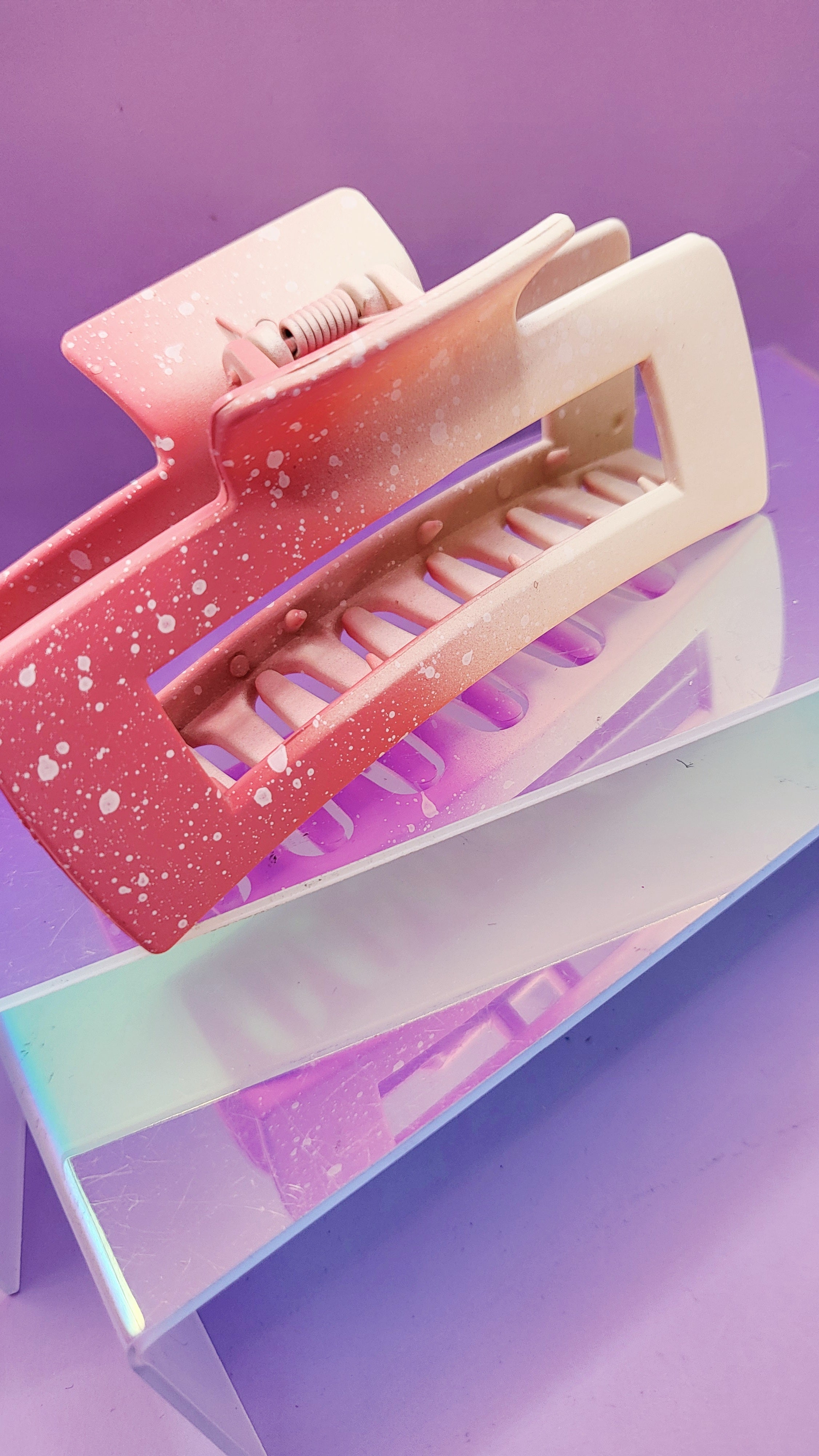 Neon Splash Hair Clamps Pack of 12