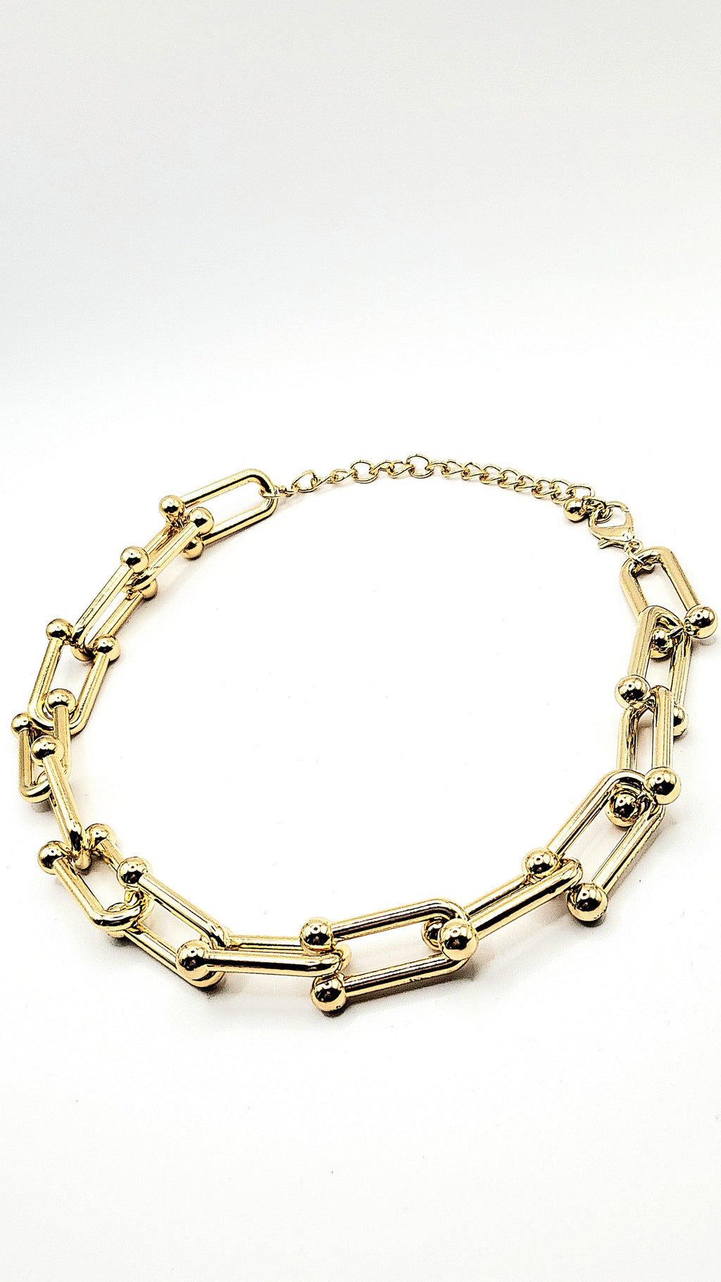 Chunky Paperclip Link Chain Necklace