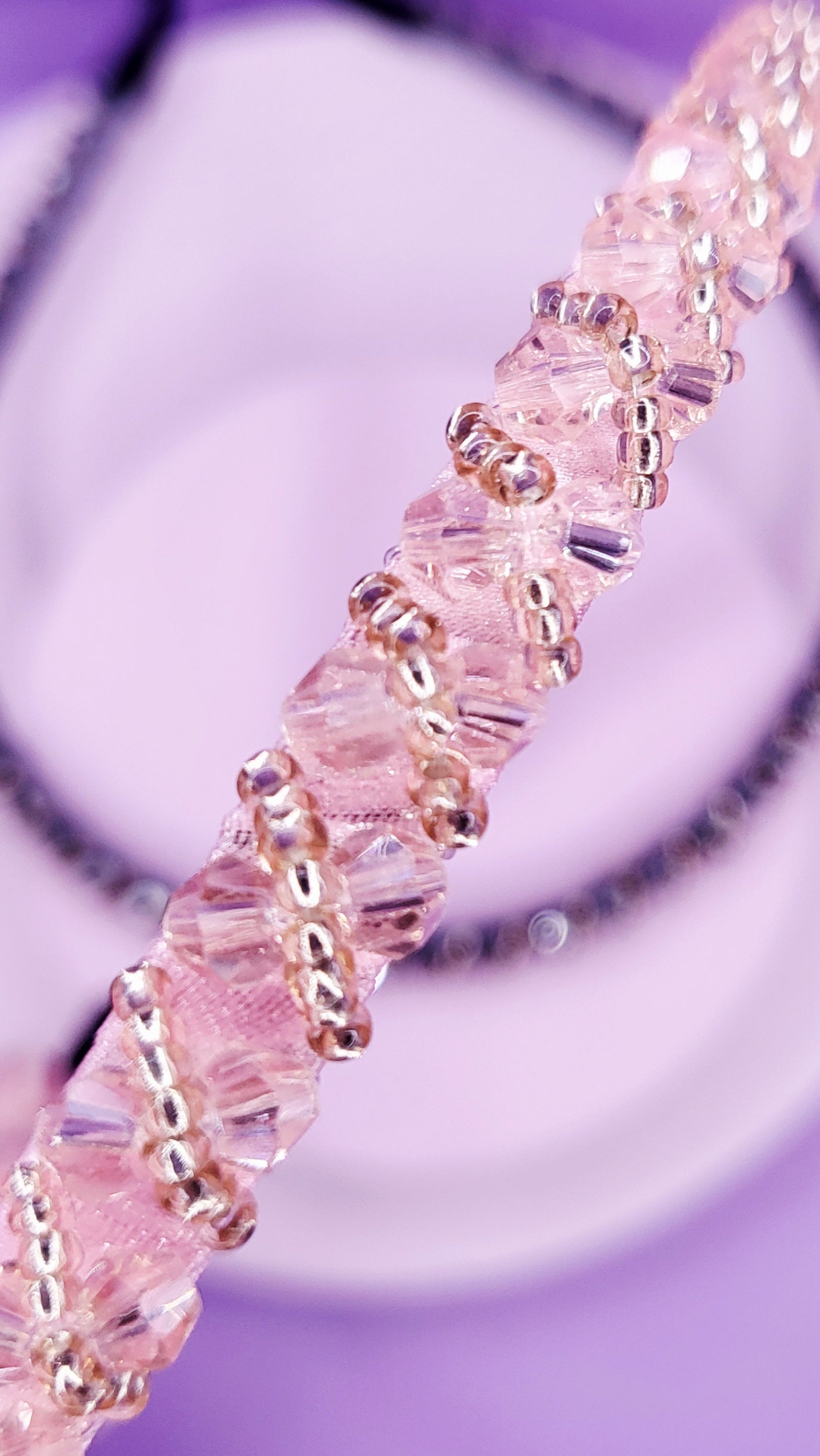 Crystal Gold Beaded Hair band