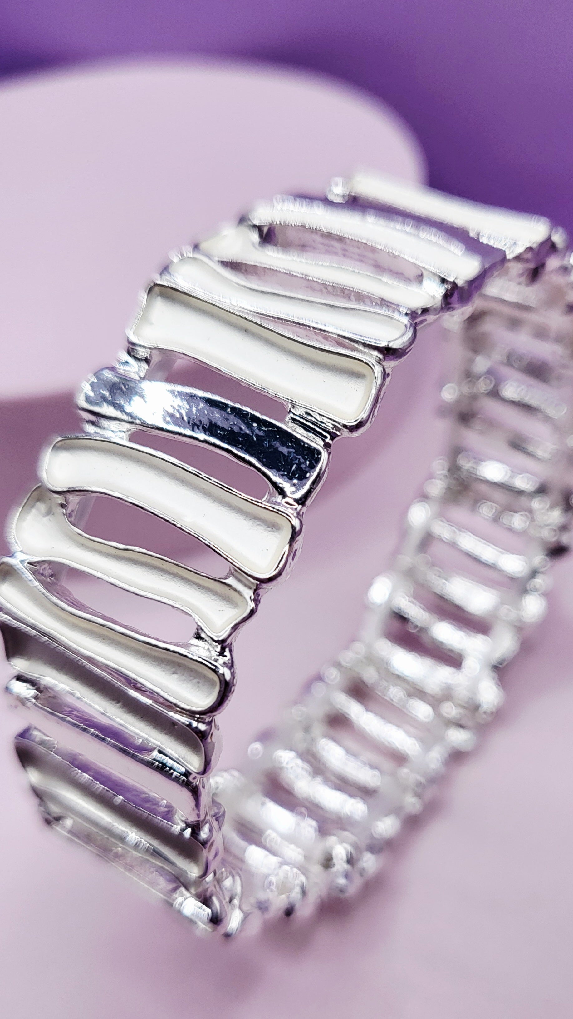 Abstract Link Bracelet