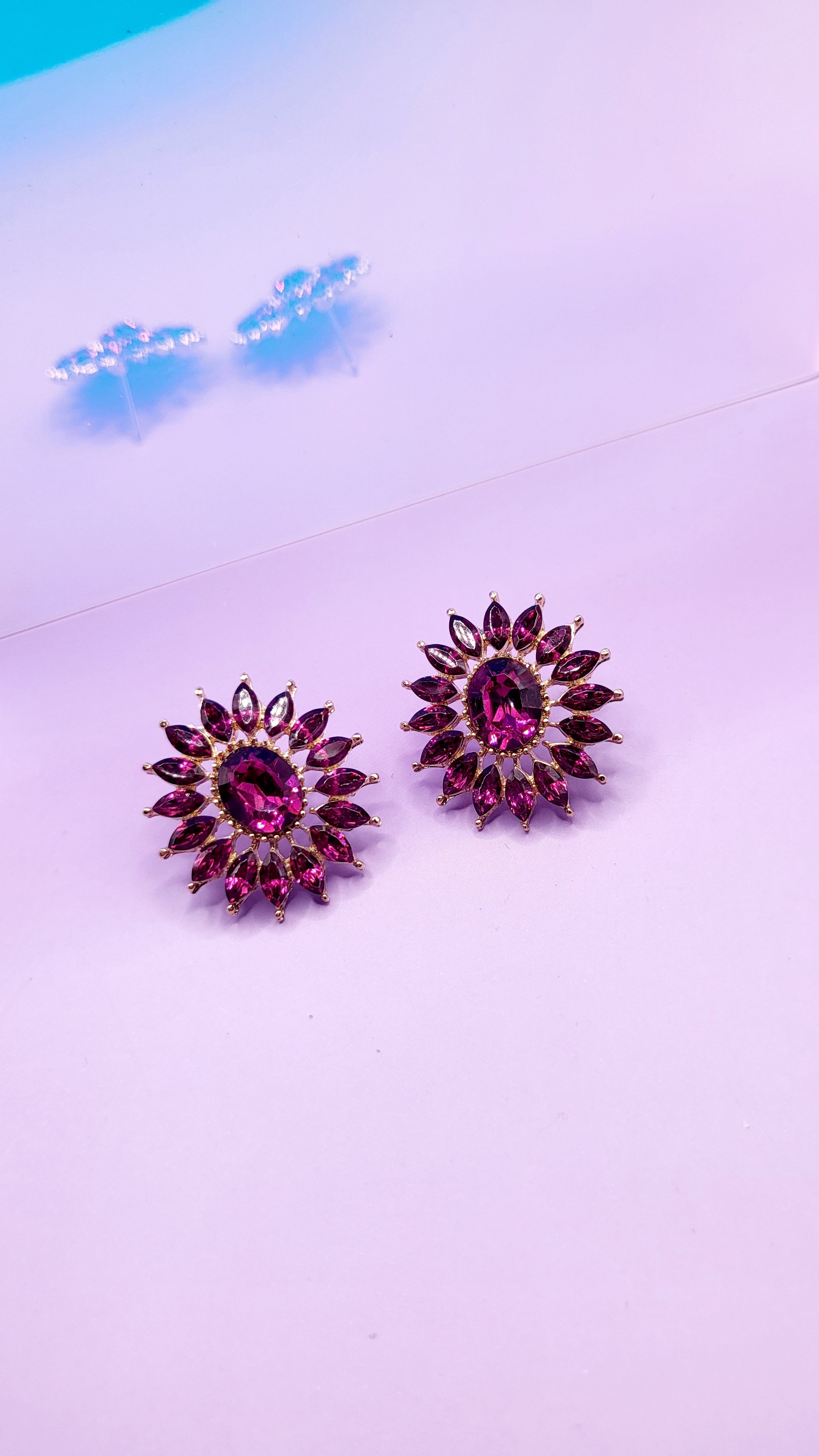 Divine Crystal Stud Earrings