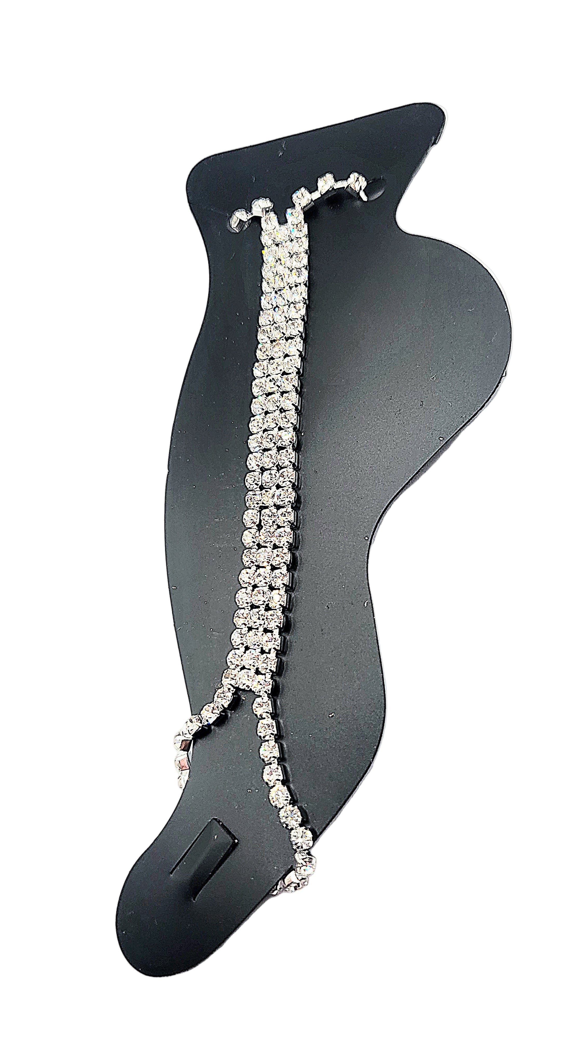 Aura Crystal Toe Anklet