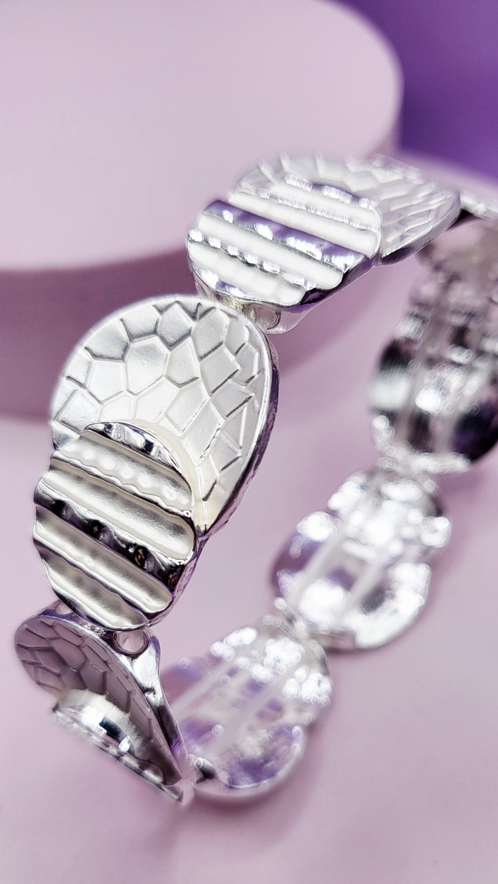 Abstract Circle Bracelet