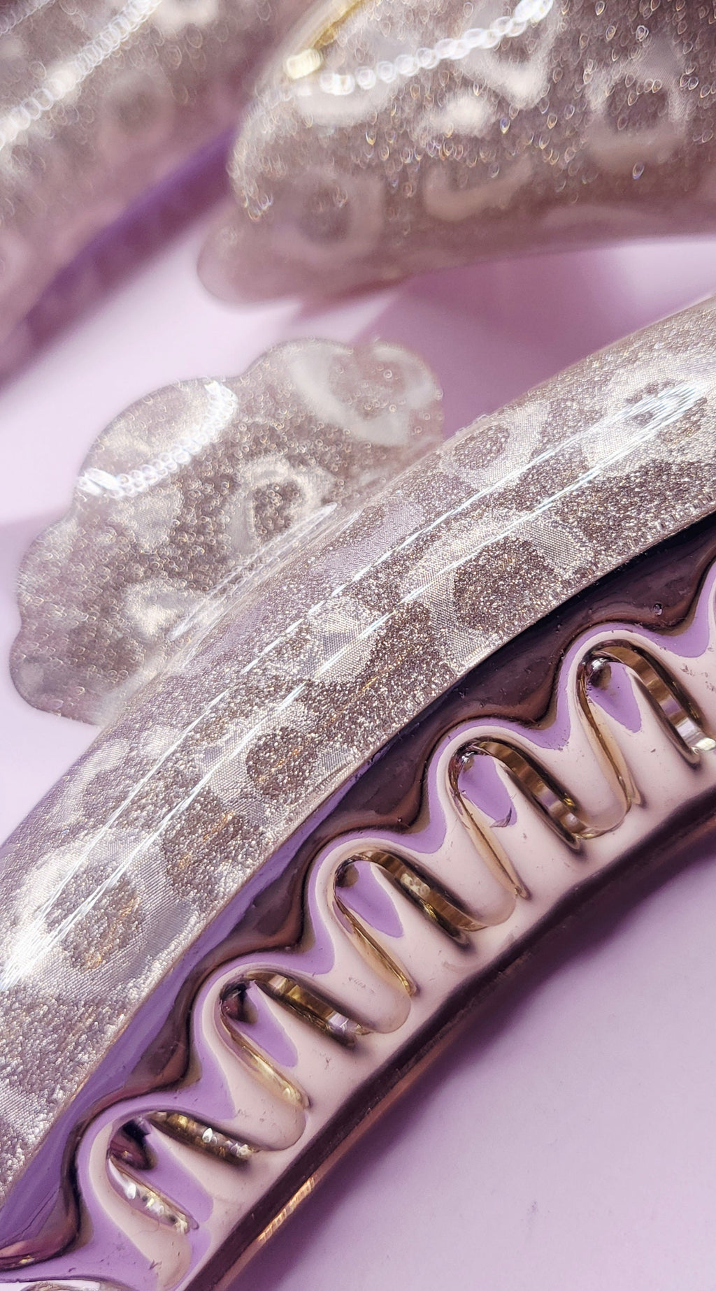 Shiny Sparkly Hair Clamps Pack of 12