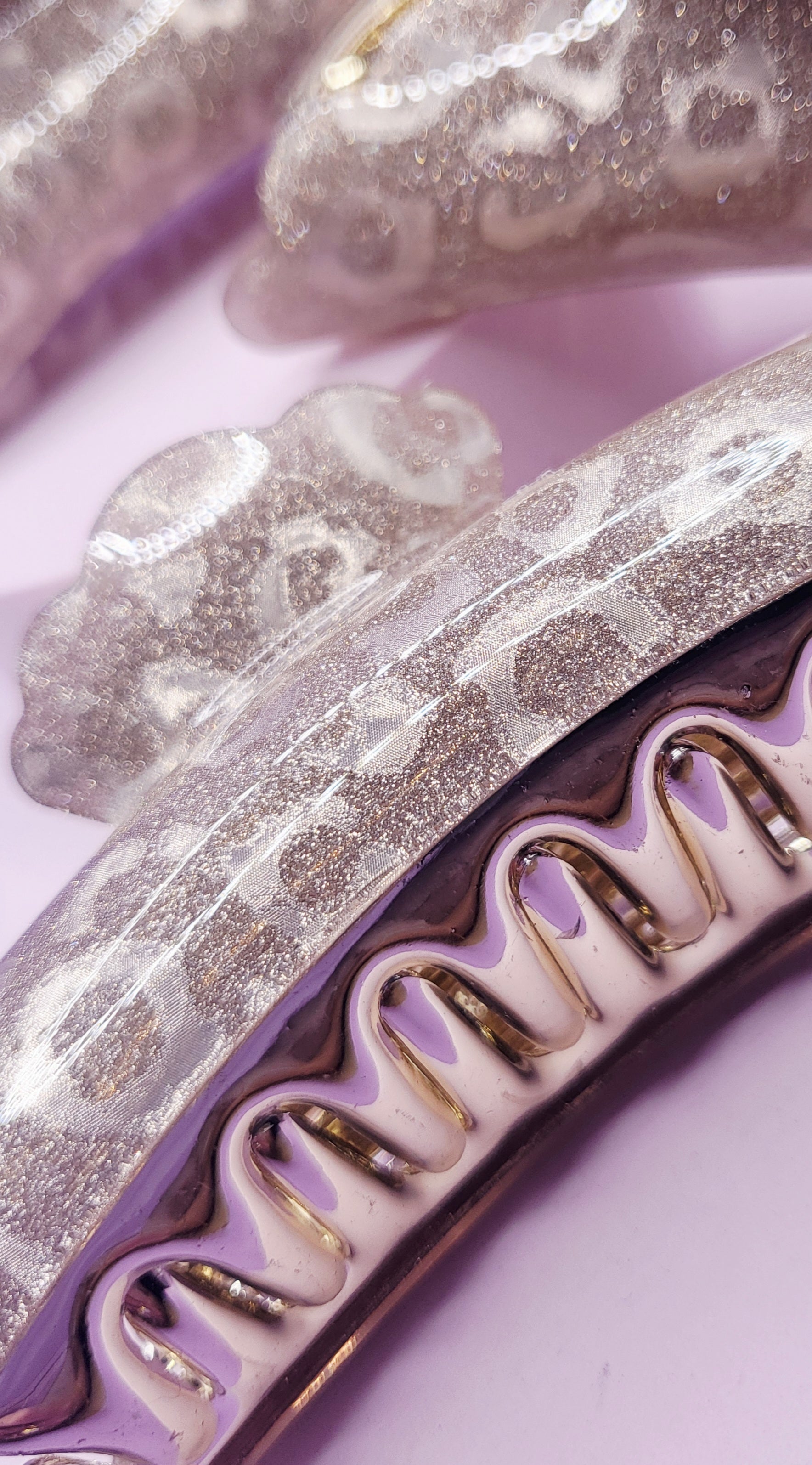 Shiny Sparkly Hair Clamps Pack of 12