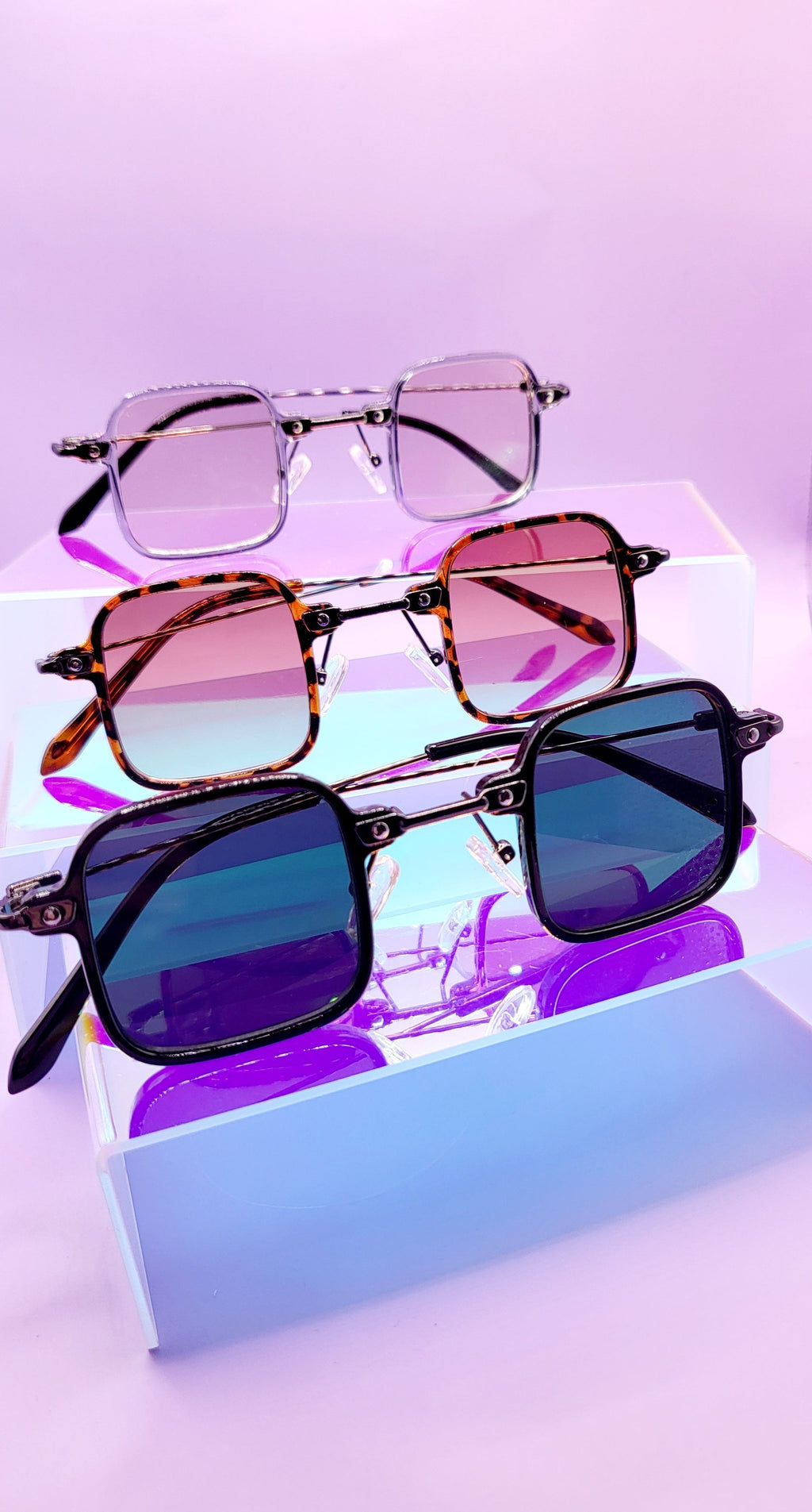 Urban Luxe Square Sunglasses Box of 20