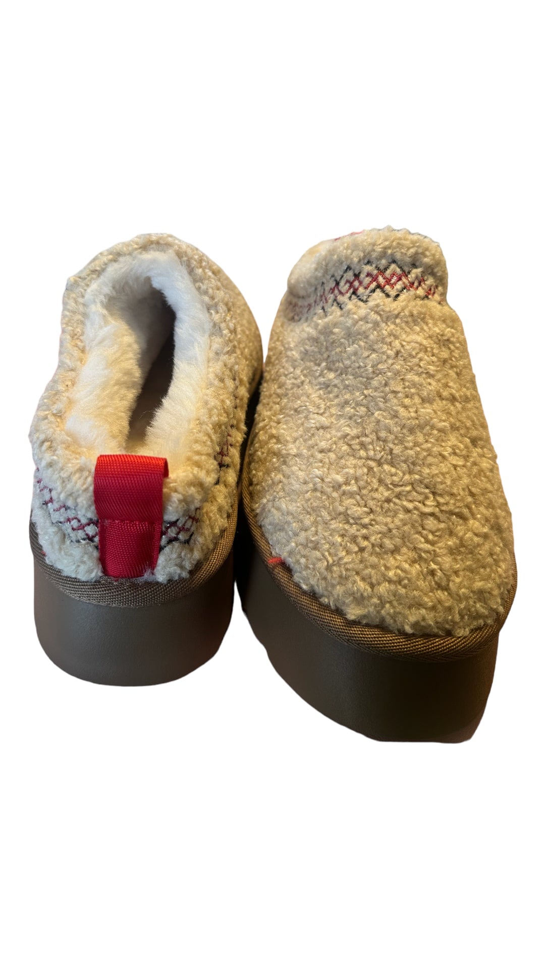 Fleece Platform Cosy Mule
